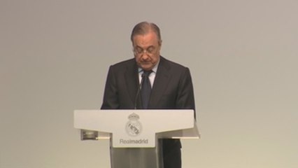 Florentino Pérez: "Nuestro modelo sigue siendo un modelo de éxito"