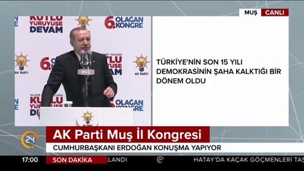 Cumhurbaşkanı Erdoğan: Tüm Türkiye'ye sinyal veriyorum