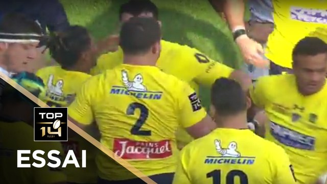 TOP 14 - Essai Benjamin KAYSER (ASM) - Clermont - Agen - J12 - Saison 2017/2018