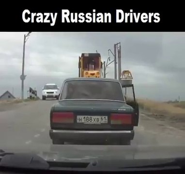 Conduire en russie... Chaud! Compilation de chauffards russes
