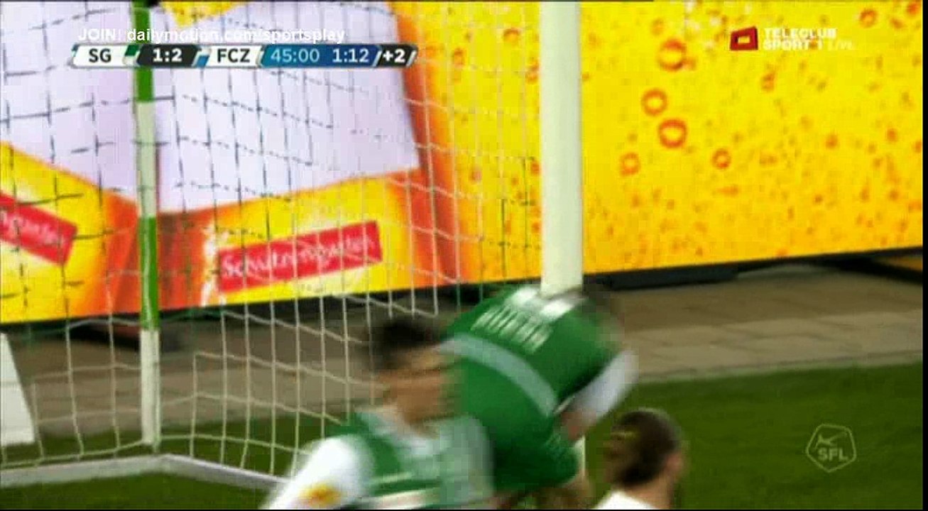 Roman Buess Goal HD - St. Gallen 1 - 2 FC Zurich - 03.12.2017 (Full Replay)