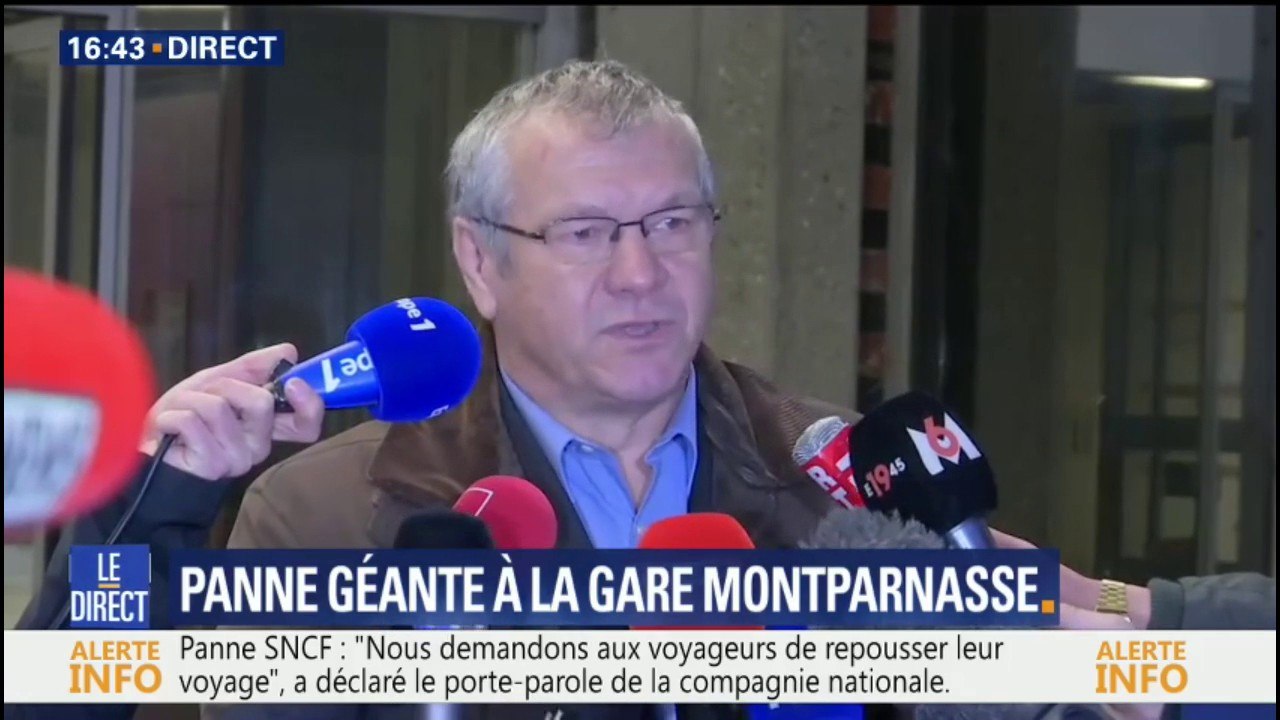 Panne géante à la gare Montparnasse: la SNCF parle d'un "bug informatique" après des travaux