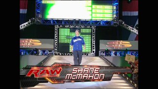 Robbie Brookside vs Umaga/Shane/Vince McMahon