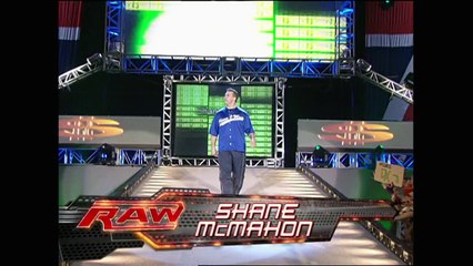 Robbie Brookside vs Umaga/Shane/Vince McMahon