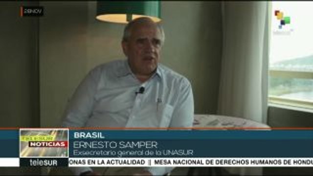 Samper: Algunas naciones buscan desgastar Unasur