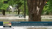 Lluvias e inundaciones afectan al estado de Victoria, en Australia