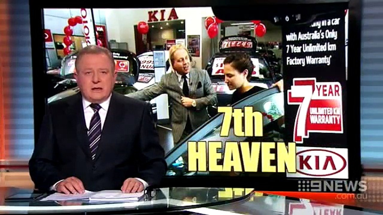Kia 7 Year Warranty announced in Australia Nine News-KbLXysWHzVU