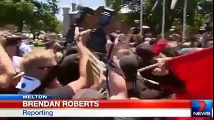 Reclaim Australia rally in Melbourne - channel 7 news 2015-BAs2xOUvdgA