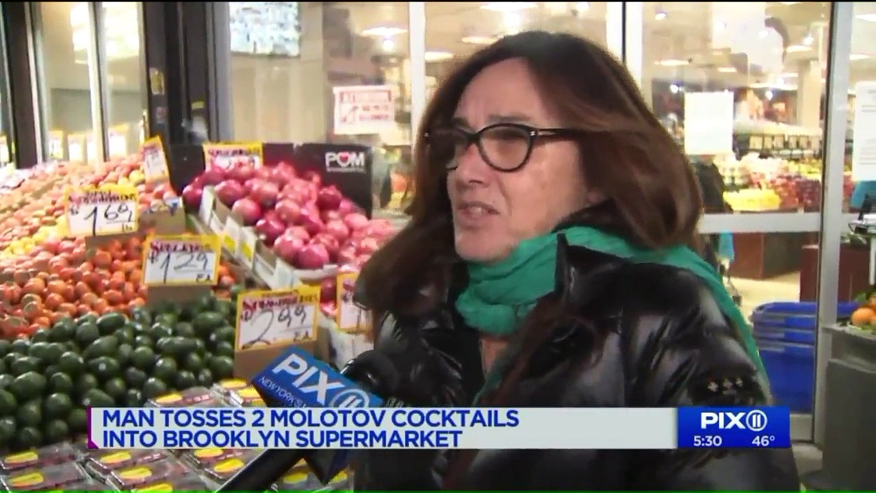 Video Captures Masked Man Throwing Molotov Cocktail into Brooklyn Market