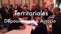 Territoriales. Dépouillement à Ajaccio