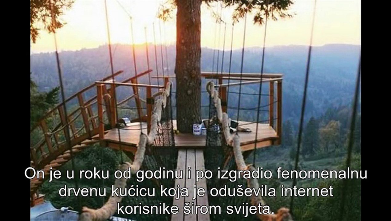 Napustio Je Grad I Posao Da Živi U Šumi. Ono Što Je Tamo Sagradio Ostavit Će Vas Bez Riječi