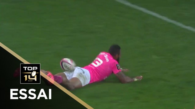 TOP 14 - Essai Waisea NAYACALEVU 2 (SFP) - Paris - Racing 92 - J12 - Saison 2017/2018