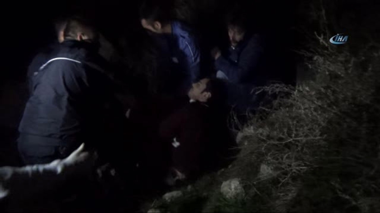 Polisin Alkollü Şahısla İmtihanı... Polis Biber Gazıyla Müdahale Etti