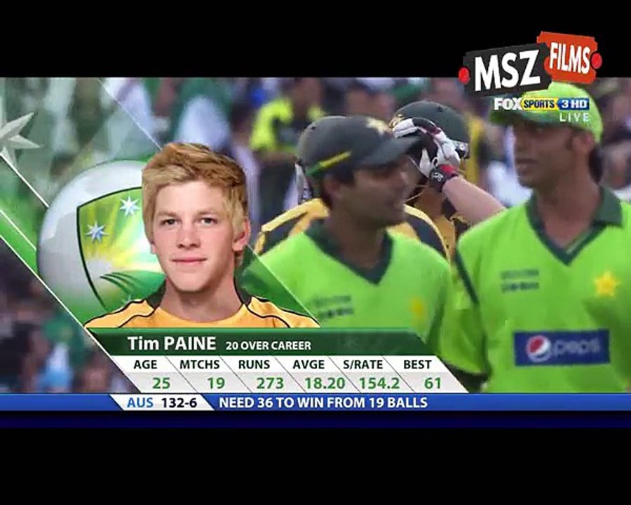 Muhammad Amir Destroyed Australian Batting W W W W W W W T20 Series 2010