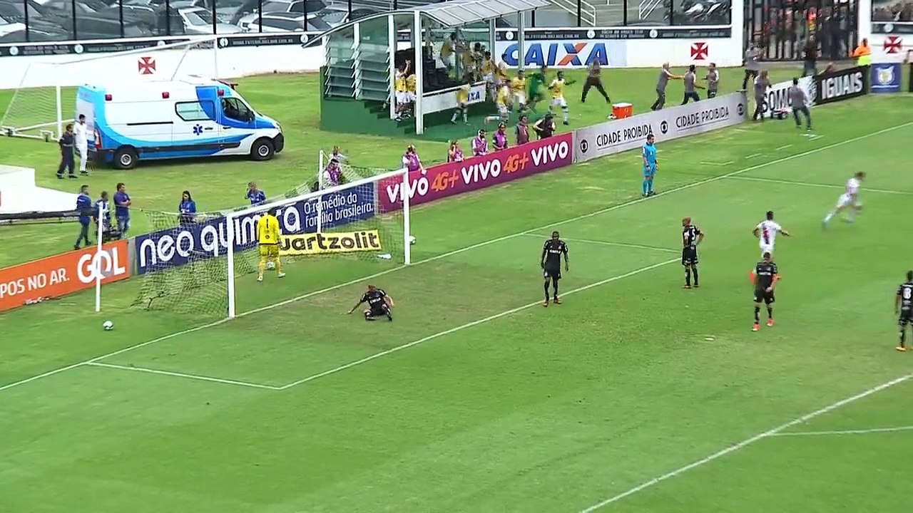 Gol de Paulinho, Vasco 1x0 Ponte Preta