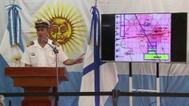 Armada argentina explora indicios en busca de submarino