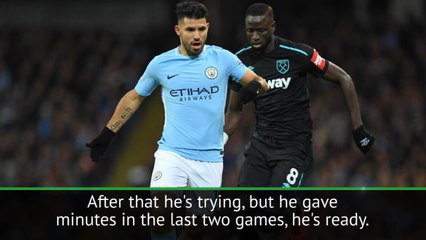 Aguero will be back - Guardiola