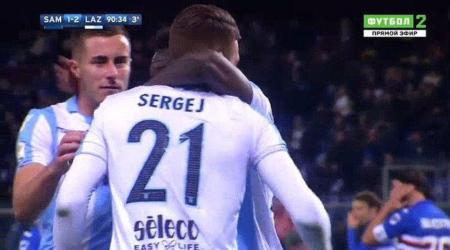 Felipe Caicedo Goal HD - Sampdoria	1-2	Lazio 03.12.2017