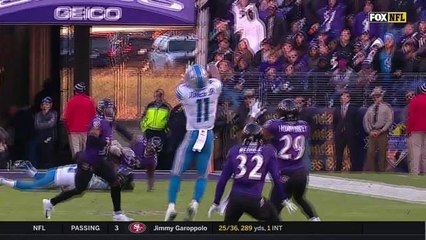Marlon Humphrey picks off Matthew Stafford's pass