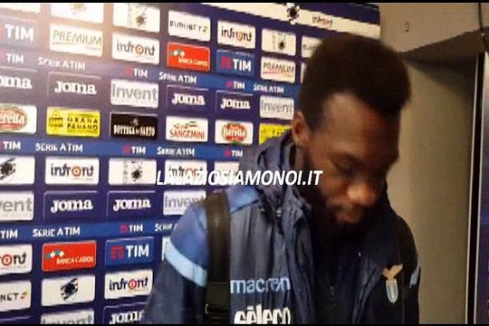 CAICEDO IN MIXED ZONE DOPO SAMP-LAZIO 1-2 - ASCOLTA LE SUE PAROLE