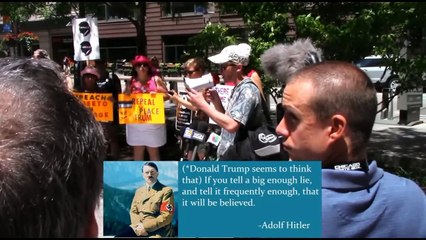Antifa Cheers Speech Made Up Entirely From Hitler Quotes