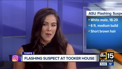 ASU police looking for flashing suspect at Tooker House
