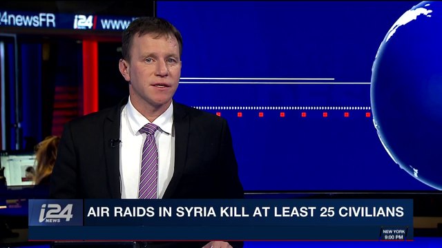 i24NEWS DESK | Air raids in Syria kill at least 25 civilians | Sunday, December 3rd 2017