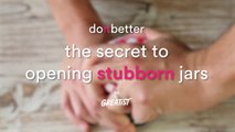 The Secret to Opening Stubborn Jars