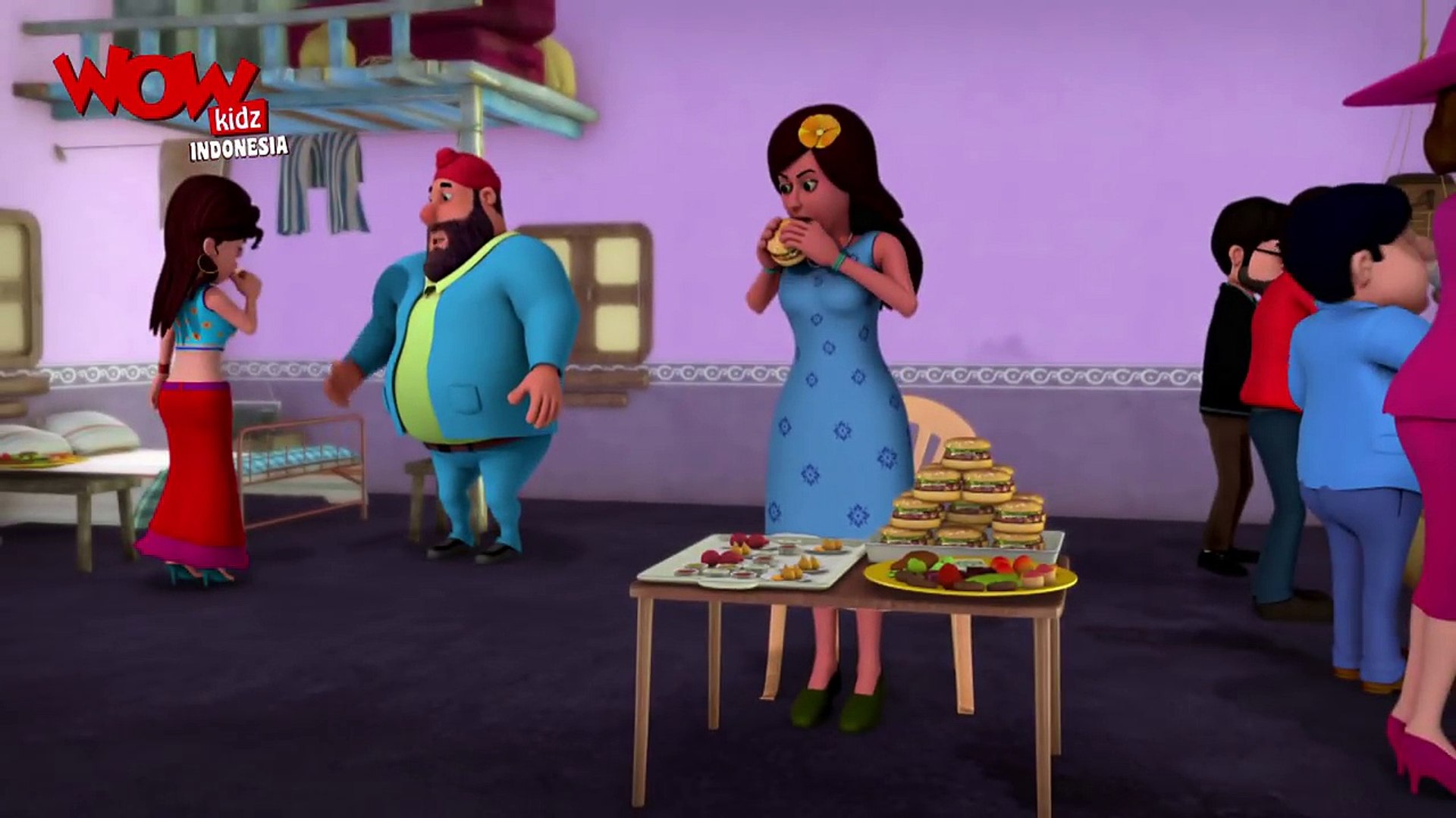 Telepon Pintar Motu - Motu Patlu dalam Bahasa - Animasi 3D Kartun-0FuY5IAz5kg