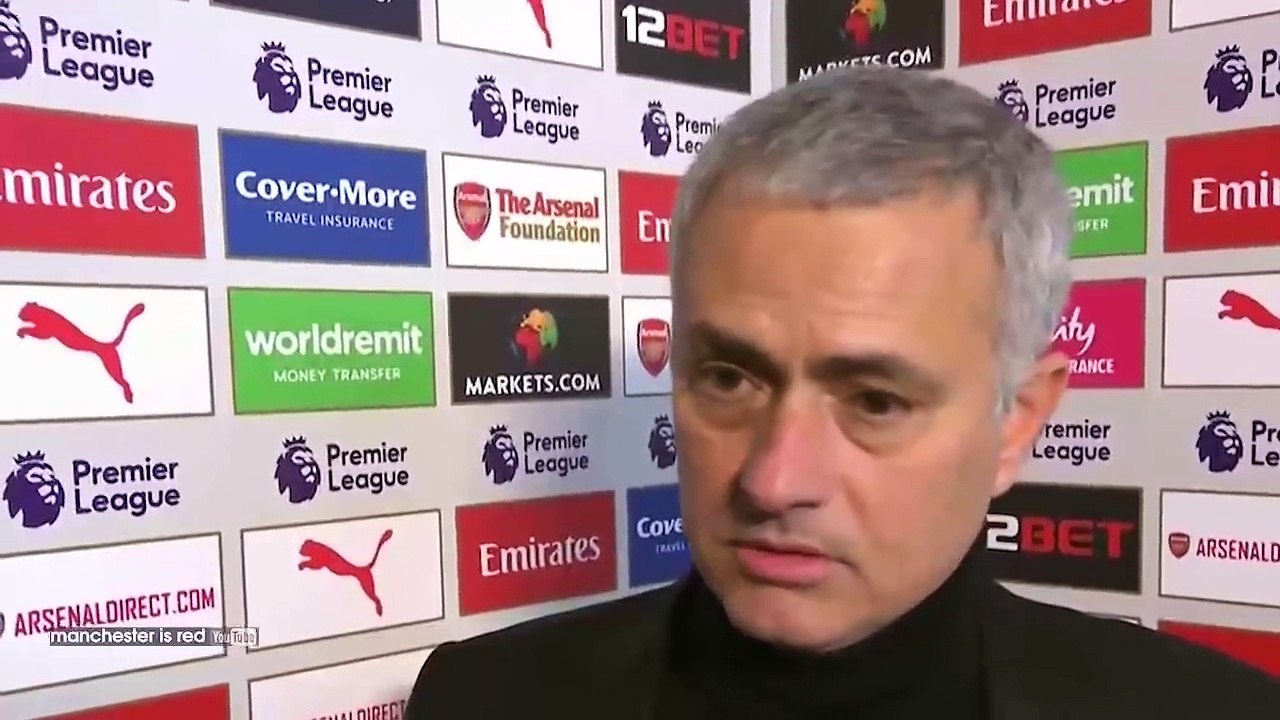 Man Utd 3-1 Arsenal Jose Mourinho Post Match Interview