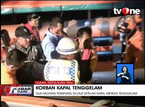 Tim Basarnas Selamatkan Dua Nelayan Korban Kapal Tenggelam