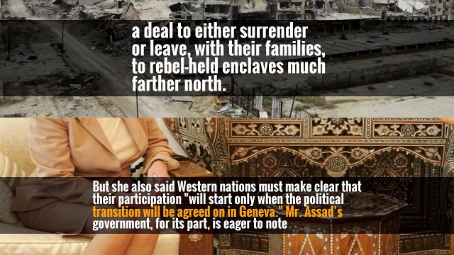 Help Assad or Leave Cities in Ruins? The Politics of Rebuilding Syria