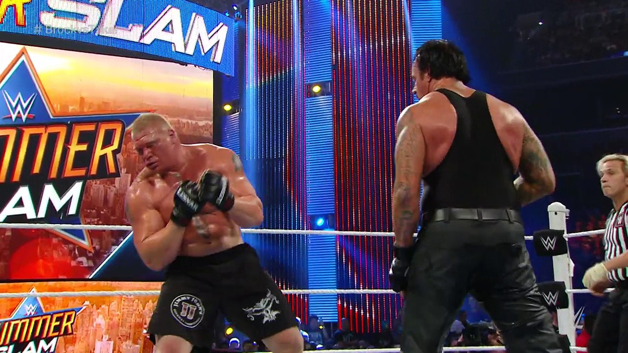 Brock Lesnar vs The Undertaker Summerlsam ᴴᴰ
