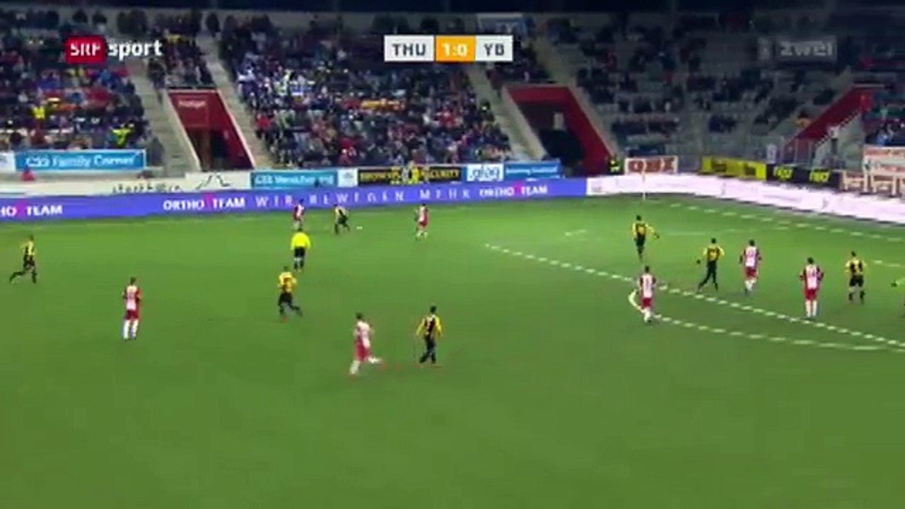 Thun 2:0 Young Boys (Swiss Super League 3 December)