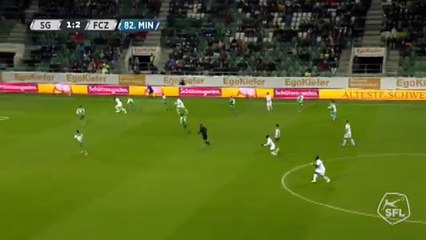 Sankt Gallen 1:3 Zurich (Swiss Super League 3 December)