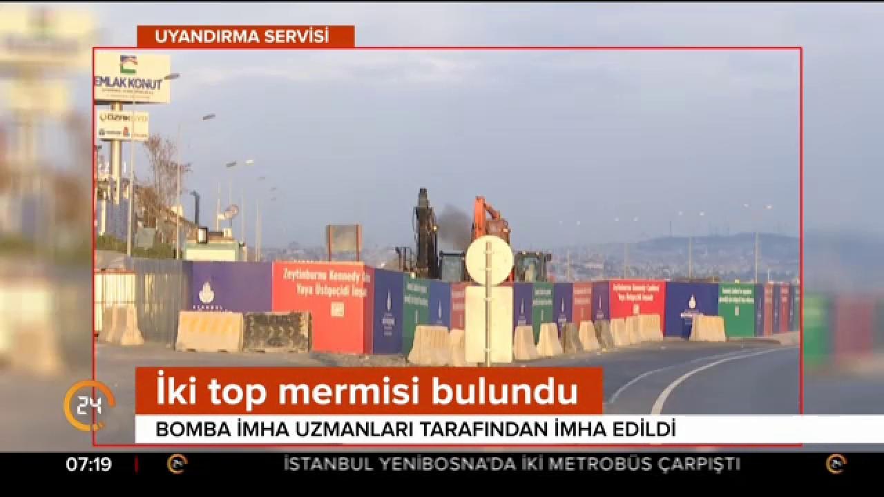 Mermiler imha edildi