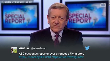 ABC News suspends Brian Ross over 'serious error' in Michael Flynn story