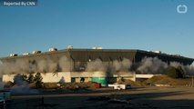 Detroit's Silverdome Still Standing After Attempted Implosion