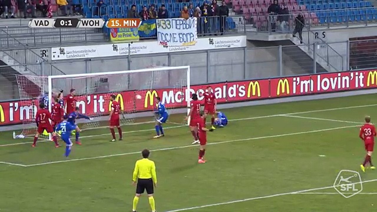 Vaduz 1:1 Wohlen (Swiss Challenge League 3 December)