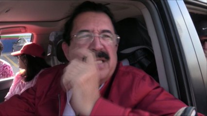 Votación bajo estado de excepción en Honduras.