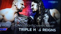 Triple H VS Roman Reigns - World Heavyweight Championship - Wrestlemania 32