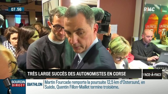 Brunet & Neumann : Très large succès des autonomistes en Corse - 04/12