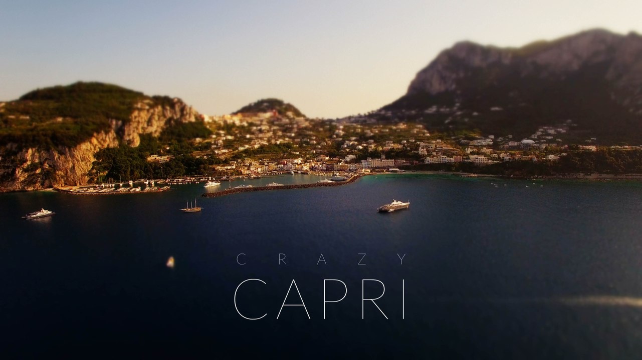 Crazy Capri (4k Time-lapse Tilt Shift Aerial)