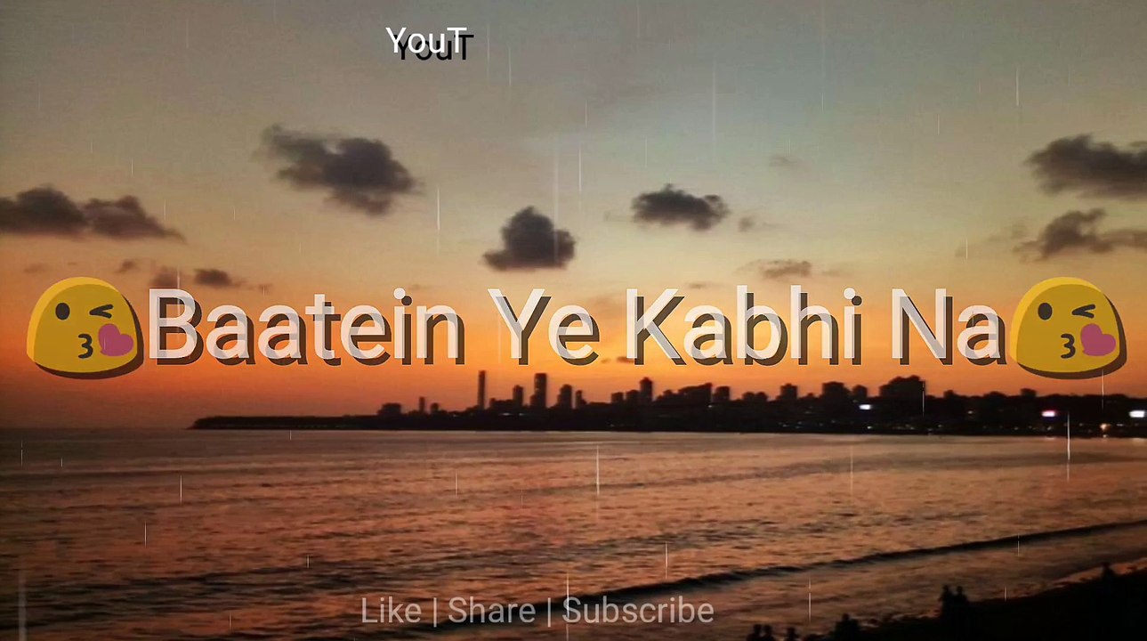 ❤ Baatein Ye Kabhi Na Tu Bhulna  _ Female Version _ Love ❤ _ Romantic  WhatsApp Status Video