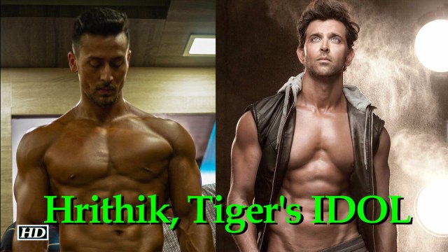 Tiger Shroff sees his IDOL in Hrithik Roshan