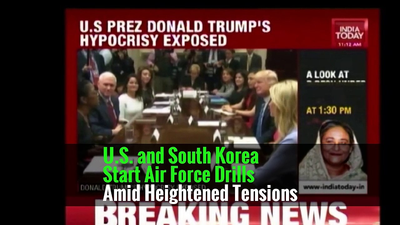 U.S. and South Korea Start Air Force Drills Amid Heightened Tensions