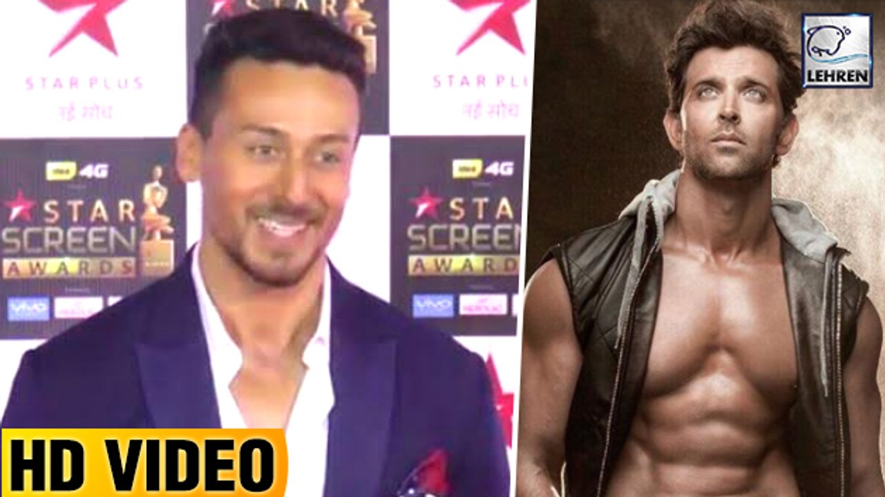 Tiger Shroff Talks About Working With Hrithik Roshan | Star Screen Awards 2017