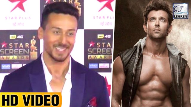 Tiger Shroff Talks About Working With Hrithik Roshan | Star Screen Awards 2017