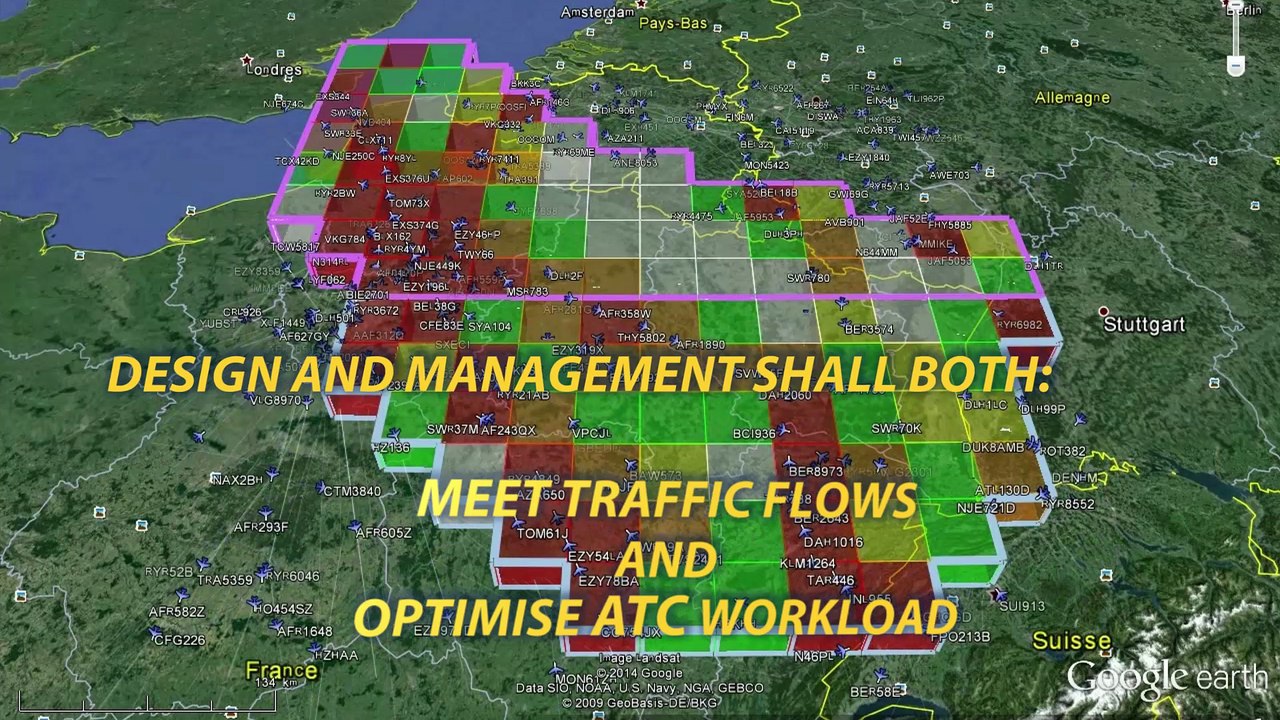 Dynamic Airspace Configuration, by DGAC/DSNA with ONERA