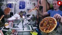 Uzay istasyonunda pizza hazırladılar